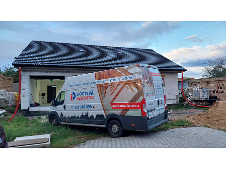 Zateplení novostavby rodinného domu v Olbramovicích